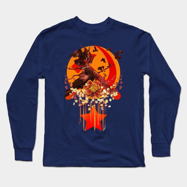 CROW - Hammer & Sickle Long Sleeve T-Shirt by CROW Store